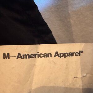 American Apparel Black Varsity/Bomber Jacket Snap Buttons M